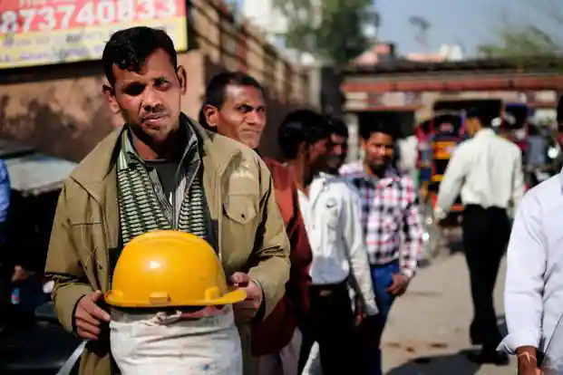 numbers of India’s labour force survey show a dip in unemployment even during a declining economy