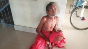 An elderly priest beheads man inside a temple