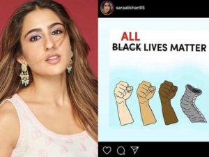 Sara Ali Khan’s ‘All Lives Matter’ post draws backlash on social media; Karanvir Bohra tweeted in support of the actor