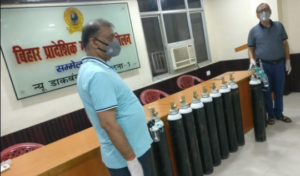 Patna Body gives free Oxygen to Covid patients this Pandemic