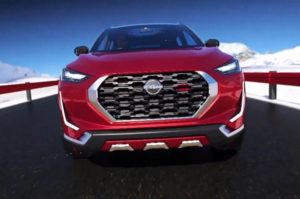 Nissan Magnite SUV Concept peeking for India will compete with Brezza and Venue
