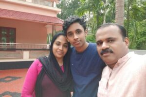 Keralite parents pass class 12th exams along with their son