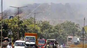 Chandigarh: Residents face breathing problems even though the fire at Dadumajra dumping ground was subdued