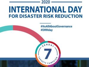 International Day for disaster Risk Reduction, October 13: It’s all about governance now