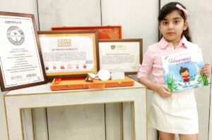 Abhijita Gupta has received the title of ‘The World’s Youngest Author’ at the age of 7