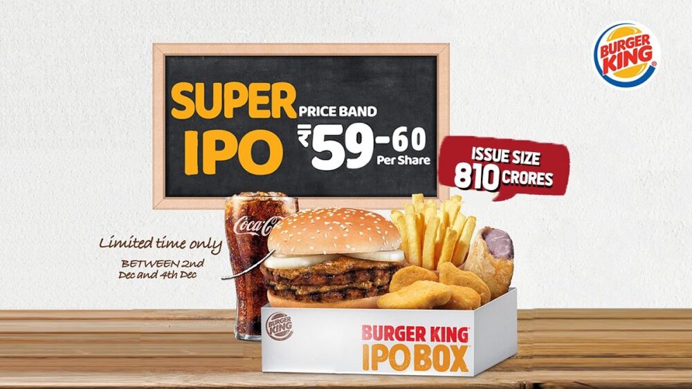 Burger King's successful IPO, oversubscribed within 2 hours