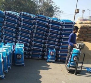 Jio bags of wheat trigger Netizens, however Reliance logo on bag is Fake