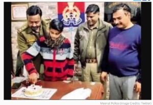 Meerut: Mother in Mental Asylum , Father Dead-a 14 years Teen Adopted by Meerut District Police Station!