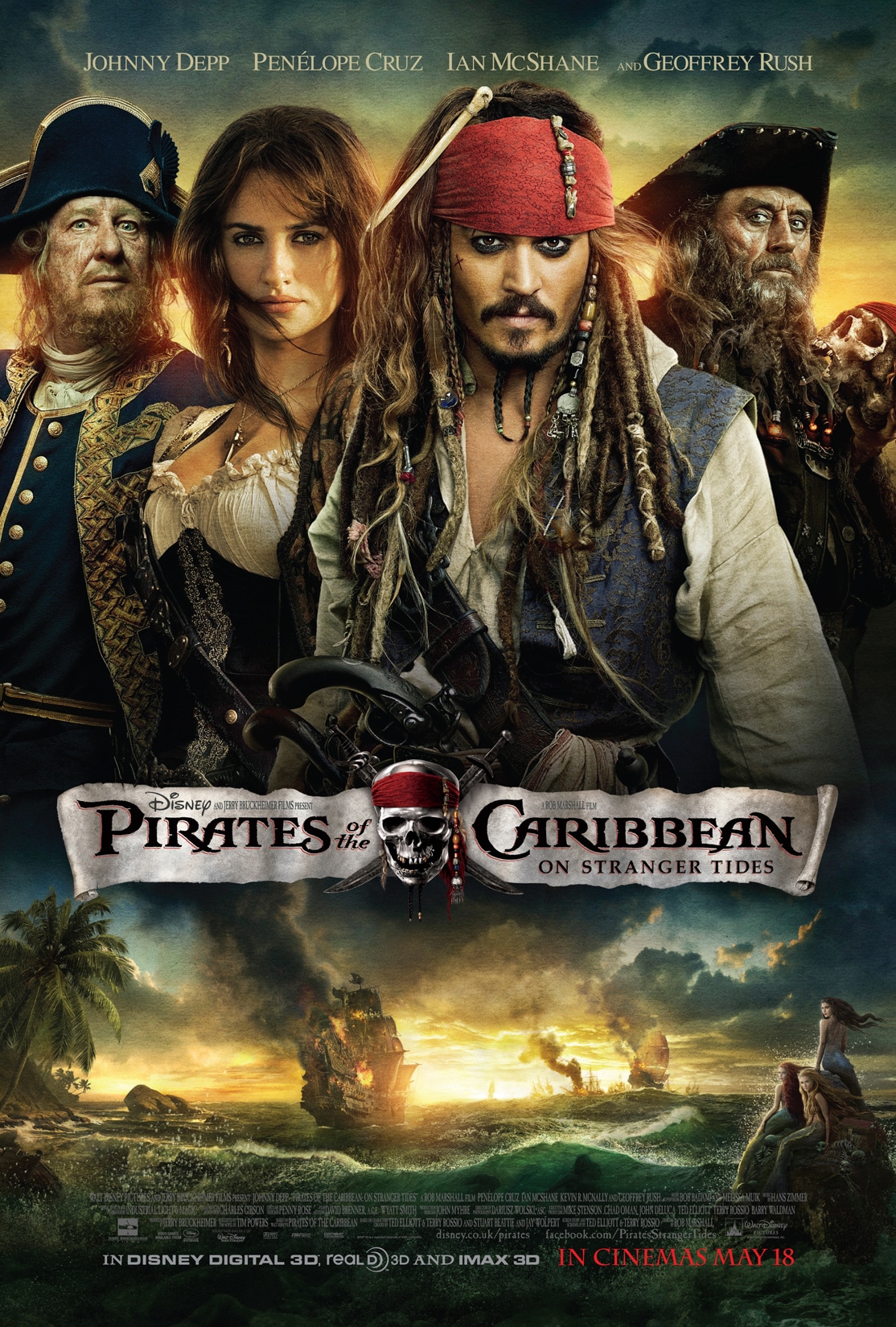 Pirates of the Caribbean: On Stranger Tides - $410.6 million