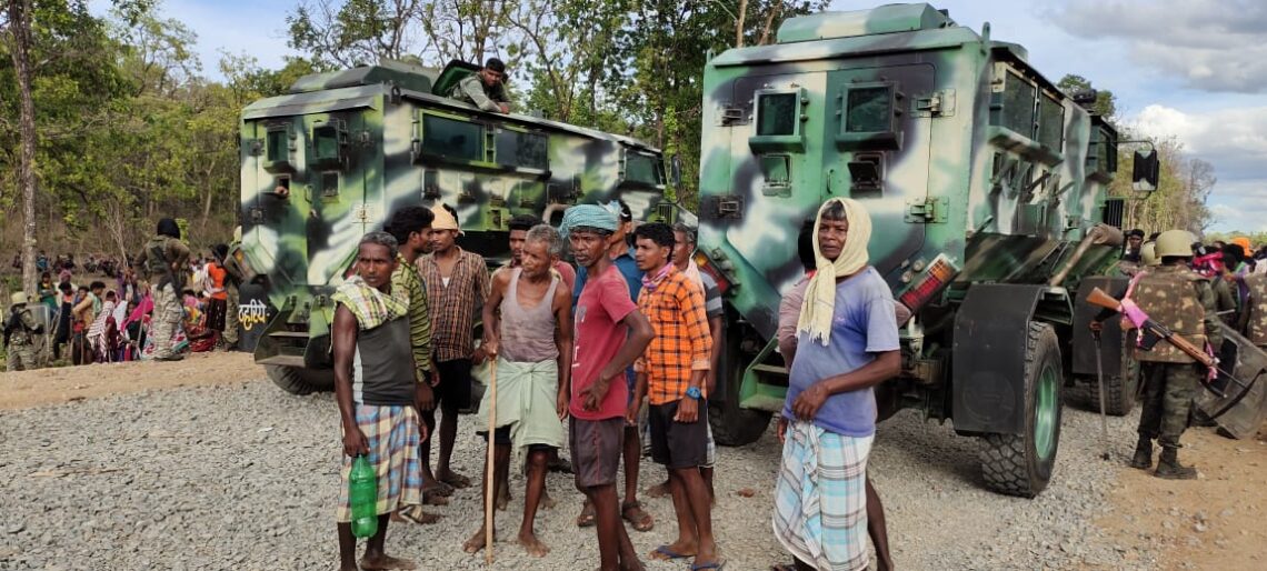 Protests In Chhattisgarh Against The Construction Of Security Camp In The Name Of Roads