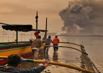 The Philippines Fear Another Eruption Of The Taal Volcano; Thousands Of People Evacuated