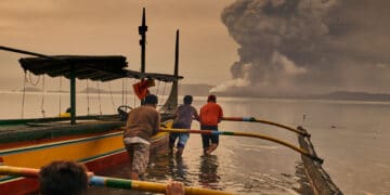 The Philippines Fear Another Eruption Of The Taal Volcano; Thousands Of People Evacuated