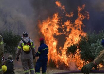 Wildfires reignited outside Athens; evacuations took place once again in Southern Greece