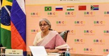 Finance minister chairs BRICS virtual meeting ahead of the Summit focusses on economic recovery after the pandemic