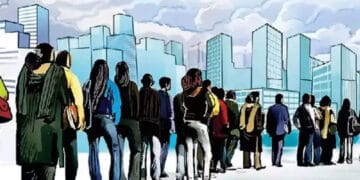 numbers of India’s labour force survey show a dip in unemployment even during a declining economy