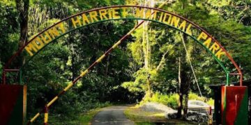 The renaming of Mount Harriet to Mount Manipur