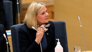 Sweden: First female PM resigns on day one of the office.