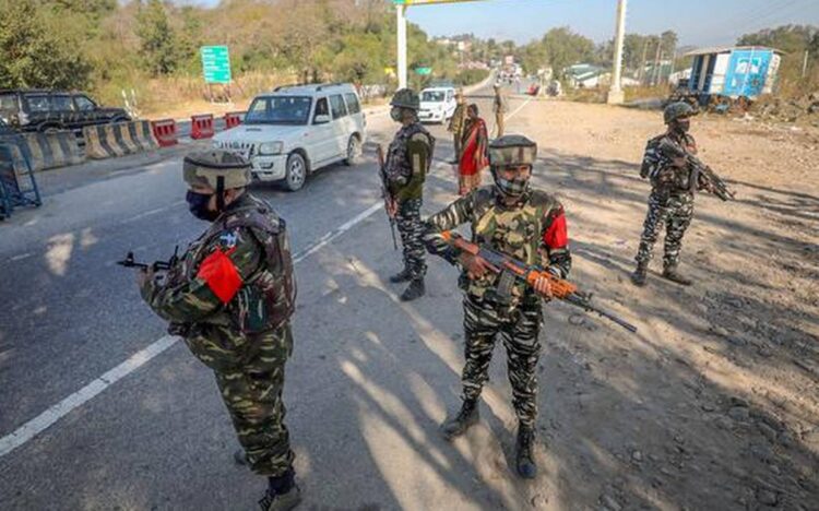 Hand Grenade Attack in Pathankot near army base camp