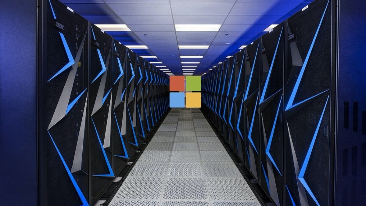 Microsoft has grabbed itself a position in the list of top ten supercomputers.