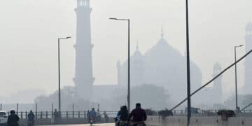 Hazy roads of Lahore considered the most polluted region as per AQI