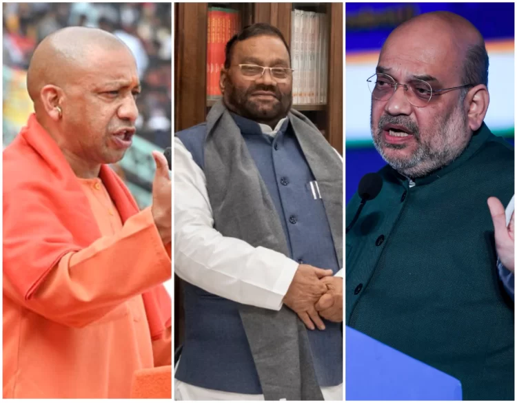 What does the political churning in U.P indicate?