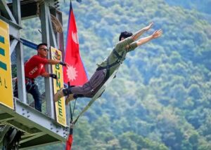 Bungee jumping: a heavenly experience
