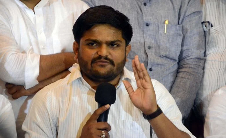 Did Hardik Patel resign from Congress to join the BJP?