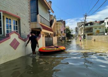 Bengaluru rains live | Flooded roads and homes leave citizens adrift