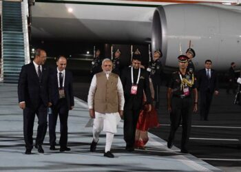PM Modi arrives in Samarkand for Shanghai Cooperation Organisation meeting, skips photo ops