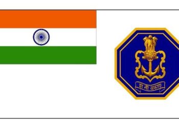 Prime Minister Narendra Modi unveils Indian Navy’s new ensign