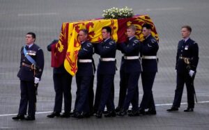 Queen Elizabeth’s coffin arrives at Buckingham Palace in London; King Charles visits Northern Ireland