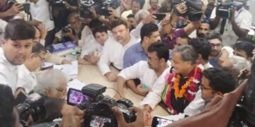 Shashi Tharoor, K.N. Tripathi, and Mallikarjun Kharge file Congress nominations