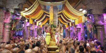 Tirumala Brahmotsavams off to colourful start with ‘Dhwajarohanam’