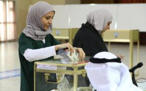Women return to Kuwait national assembly as opposition wins majority in parliament