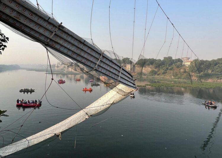 Congress demands probe headed by retired SC or HC judge in the Gujarat bridge collapse