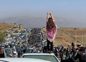 In Frames | Iran protests: Bare heads, steely hearts