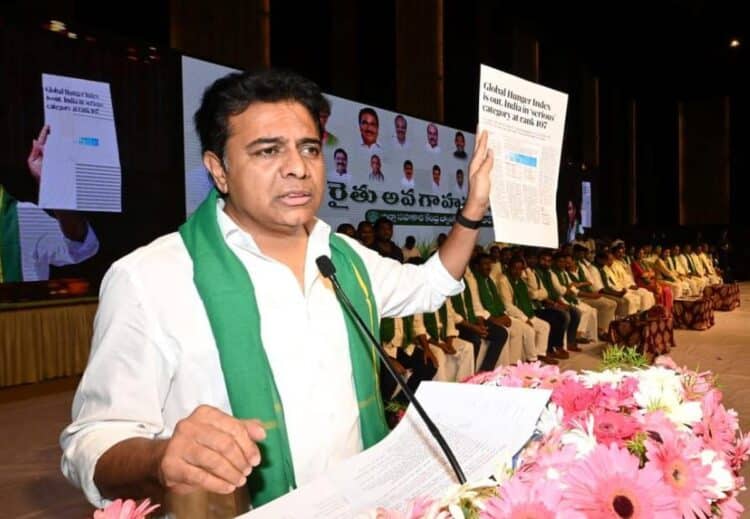 K.T. Rama Rao blames Centre for poor GHI ranking