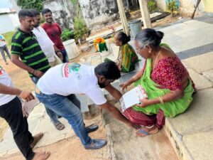 NSUI takes up unique campaign in Munugode