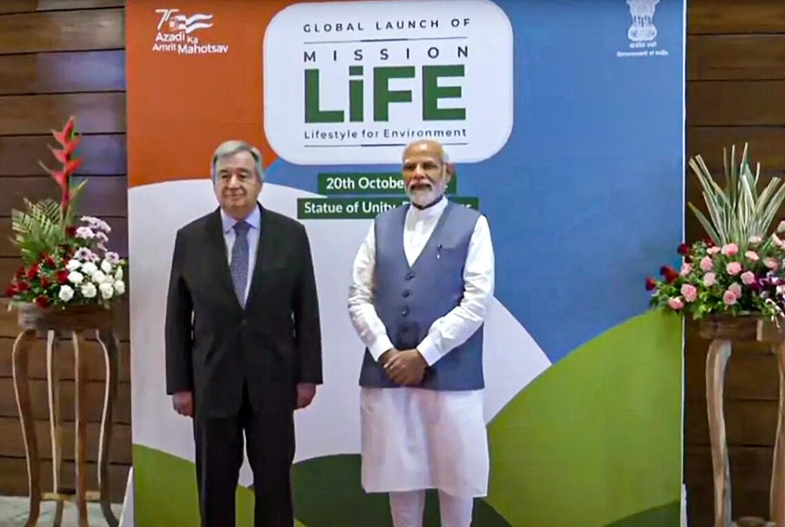 PM Modi, U.N. chief launch Mission LiFE for climate-friendly behaviour