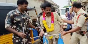 Sacked constable arrested for taking up bicycle yatra in Andhra Pradesh