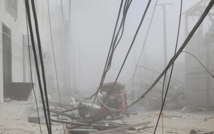 Two explosions rock Somalia’s capital, leaving many dead