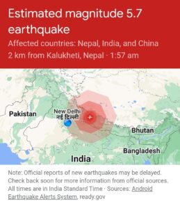 6.3 magnitude earthquake hits Nepal; tremors felt in Delhi