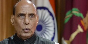 Anyone casting evil eye on India is given befitting reply: Rajnath Singh