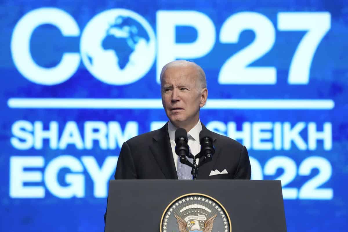 COP 27 Summit | Biden Calls For Commitment To Climate Targets Against ...