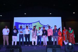Journalists’ families have a gala time