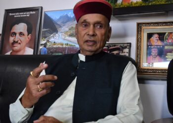 National Pension System a crime committed by Congress, BJP will solve it: former Himachal Pradesh Chief Minister Prem Kumar Dhumal