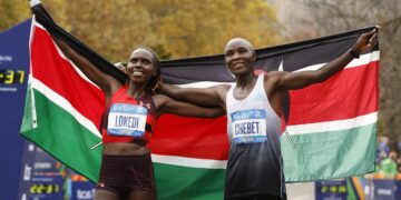 New York City Marathon: Chebet and Lokedi of Kenya win on debuts