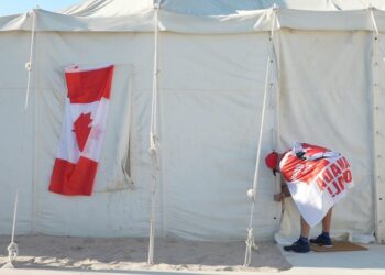 Remote desert camps house Qatar World Cup fans on a budget