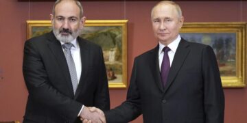 Armenia leader questions role of Russia peacekeepers in Karabakh