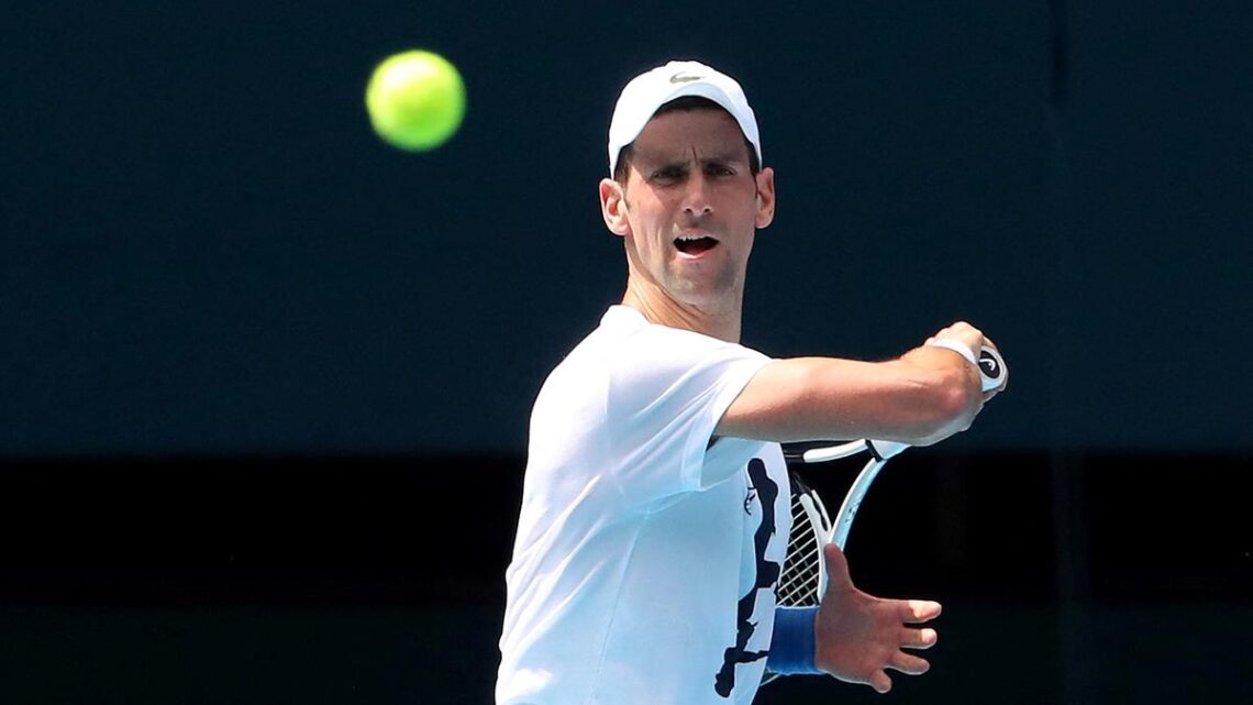 Djokovic back in Australia a year after being deported